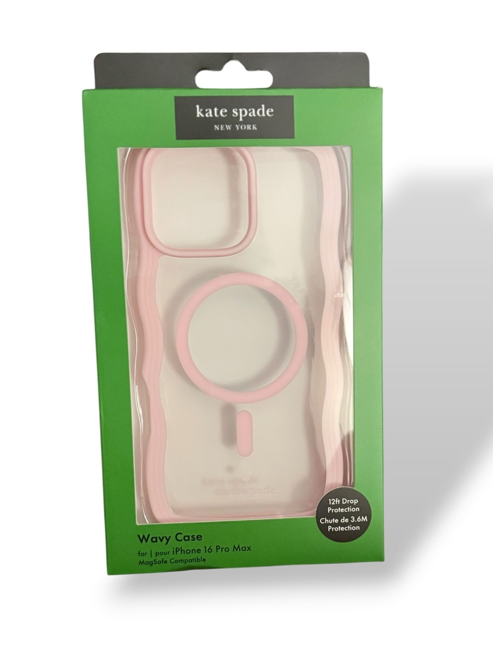 kate spade Pink Wavy MagSafe iPhone 16 ProMax Case